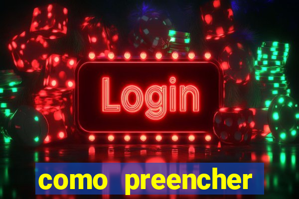 como preencher recibo de pagamento